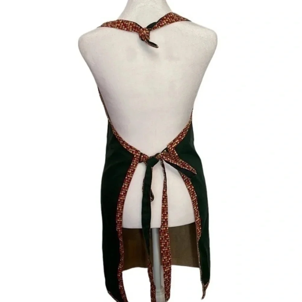 Handmade‎ Rooster with a Large Front Pocket Apron Cooking Homestead Cottage